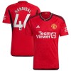 Maillot de Supporter Manchester United Hannibal 46 Domicile 2023-24 Pour Homme